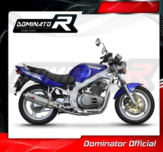 SU074DFSA-S Dominator full exhaust system silencer ov