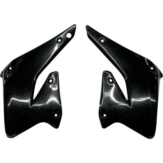 SU03933#001 UFO black radiator covers for suzuki rmz250 (2004-2006)