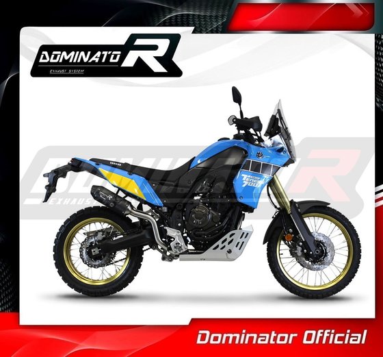 YA115DESFBL-S Dominator full exhaust system silencer mx2 black