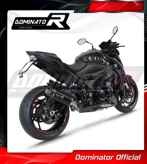 SU101DFBL-S Dominator full exhaust system silencer hp8 black