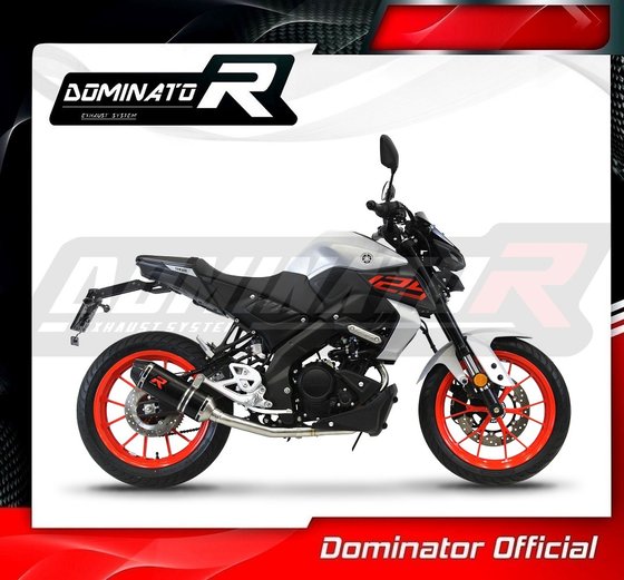 YA124DFBL-S Dominator exhaust full system silencer hp3 black