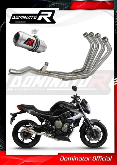 YA050DC Dominator exhaust full system silencer gp + db killer