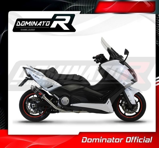 YA068DCBL-S Dominator full exhaust system silencer gp1 black