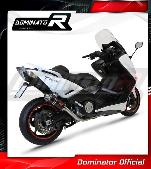 YA068DCBL-S Dominator full exhaust system silencer gp1 black