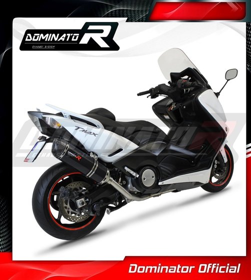 YA068DFBL-S Dominator full exhaust system silencer hp1 black