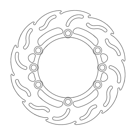 110261 MOTO-MASTER flame rear brake rotor