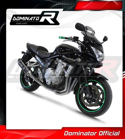 SU104DFBL-S Dominator full exhaust system silencer hp1 black