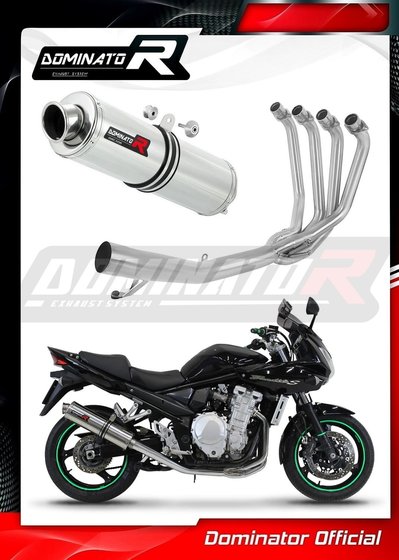 SU104DST-S Dominator full exhaust system silencer st