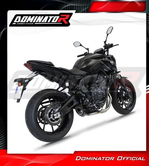 YA133DFBL-S Dominator full exhaust system hp8 black