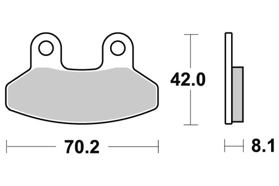 6551780 DOPPLER sbs brakepads ceramic (792hf)