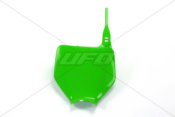 KA03740#026 UFO front number plate for kawasaki kx125/250 (green)