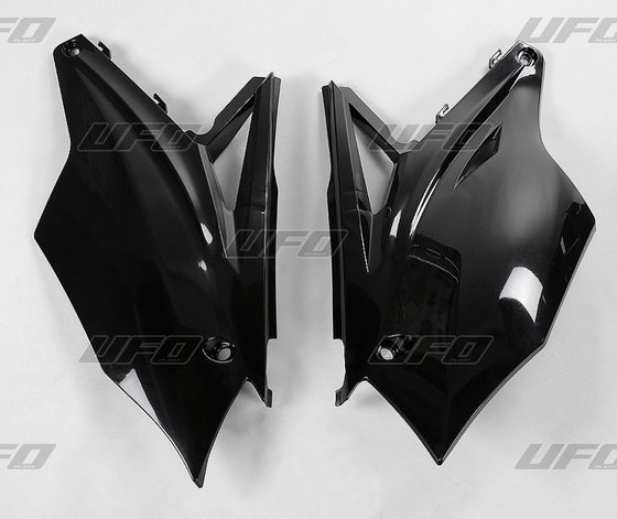 KA04737#001 UFO black side panels for kawasaki kxf250/450