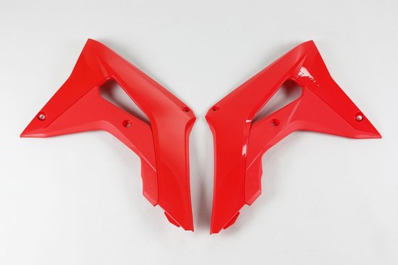 HO04682#070 UFO red radiator covers for honda crf450r (2017-2020)