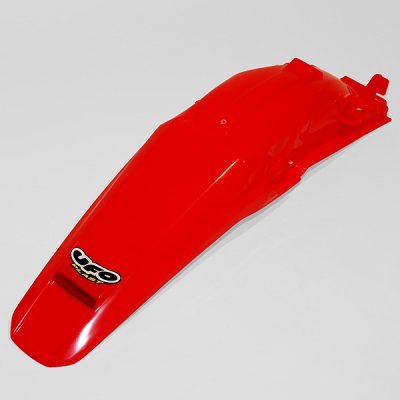 HO03646#070 UFO enduro rear fender with led light - red