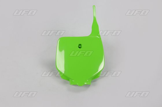 KA03712#026 UFO green front number plate for kawasaki kx85 (1998-2013)