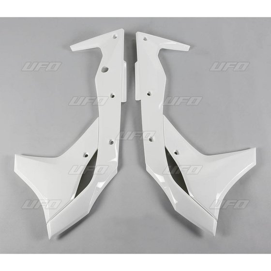 KA04747#047 UFO white radiator covers for kawasaki kxf250 (2017-2020)