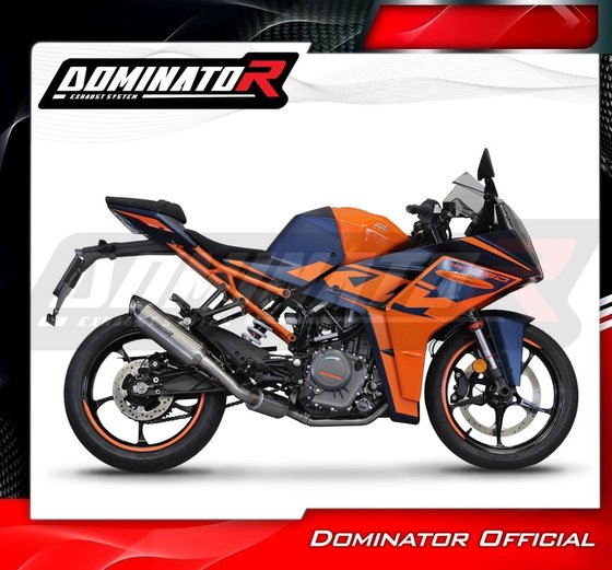 KT074DEXFSF Dominator full exhaust system ex silencer hp8 + db killer