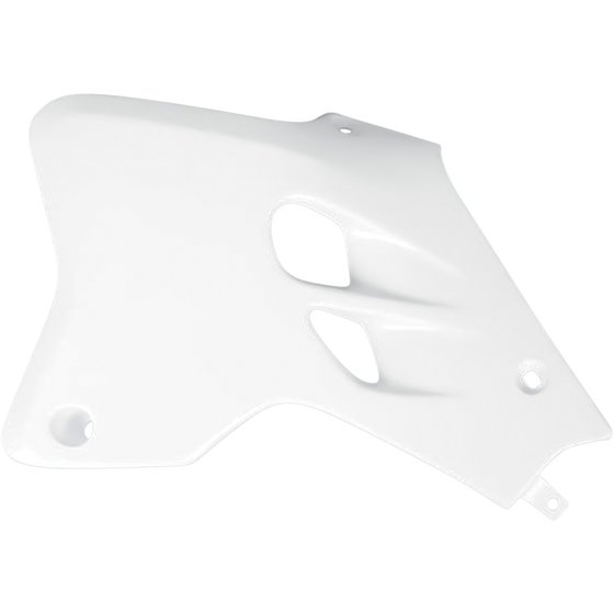 YA02875#046 UFO white radiator covers for yamaha yz80