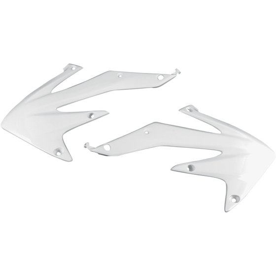 HO04600#041 UFO white radiator covers for honda crf450x