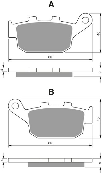 48-12-306 Goldfren goldfren brake pads 306 ceramic carbon s3