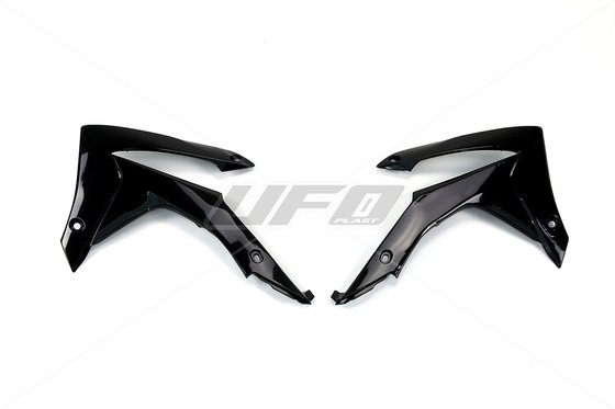 HO04657#001 UFO black radiator covers for honda crf250/450r