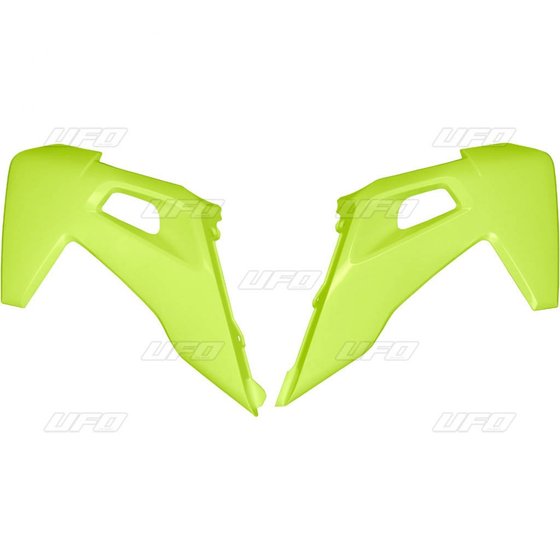 HU03390#DFLU UFO fluorescent yellow radiator cover for husqvarna tc/fc 19