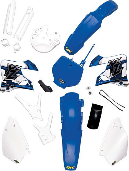 YA02898#046 UFO yamaha yz125/250 radiator covers (white)