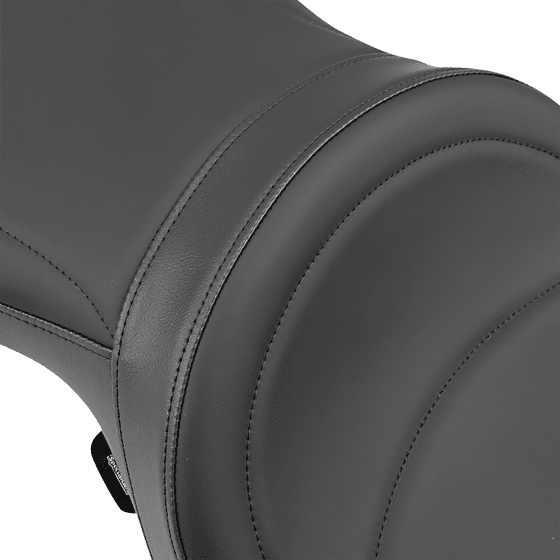 0804-0298 DRAG SPECIALTIES SEATS wide low-profile rear 2-up vinyl black seat