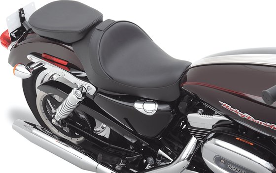 0804-0409 DRAG SPECIALTIES SEATS rear solo vinyl black seat for harley sportster