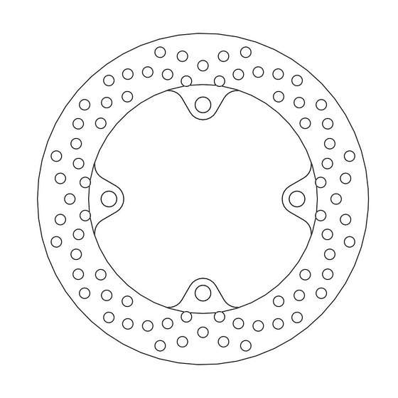 235-110493 MOTO-MASTER moto-master halo brakedisc rear honda: cbr1000rr fireblade abs