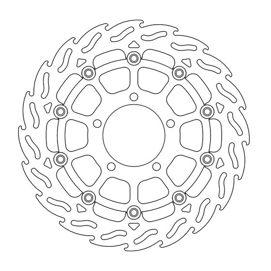 235-112047 MOTO-MASTER moto-master flame brakedisc front left kawasaki: zx10r