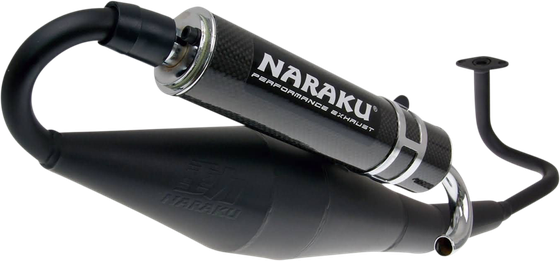 NK400.01 NARAKU crossover full exhaust system black carbon