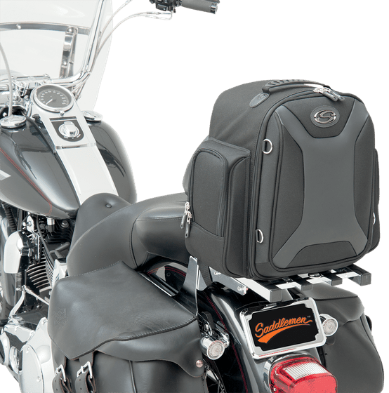 SADDLEMEN sissy bar bag universal black