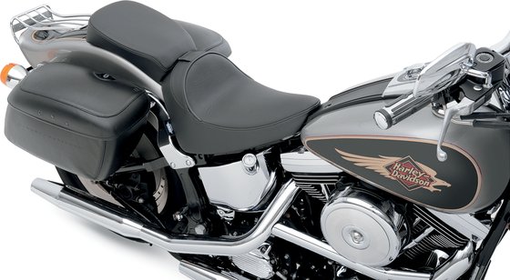 0802-0618 DRAG SPECIALTIES SEATS solo seat with driver backrest receptacle for harley softtail