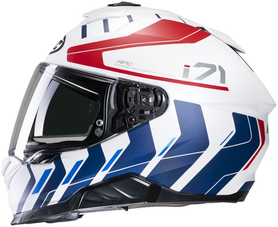 HJC helmet i71 simo white/blue mc21sf