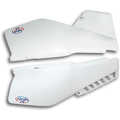 ME08062#W UFO white side panels for yamaha xt600 (1987-1990)