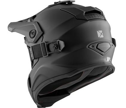 CKX helmet + goggles titan airflow matt black