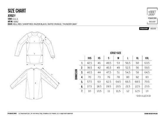 111 RACING moto jersey 111.3