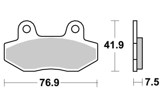 No Name brake pads, front / rear