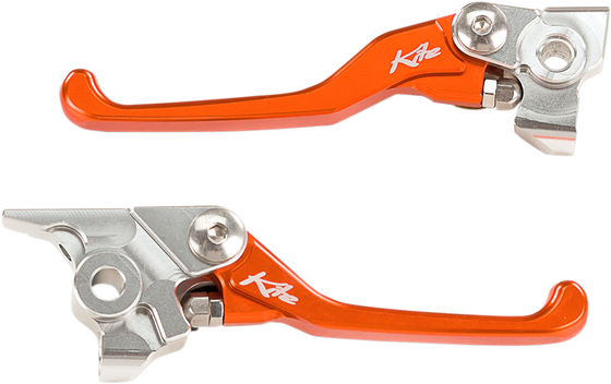 34.106.0.AR KITE custom orange brake and clutch lever set