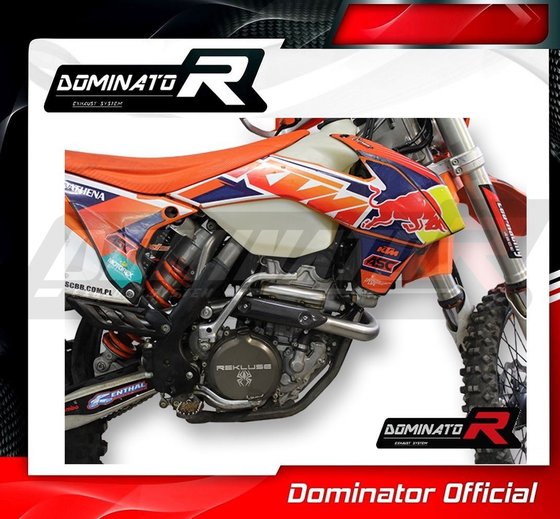 KT016DH Dominator exhaust header pipe with powerbomb