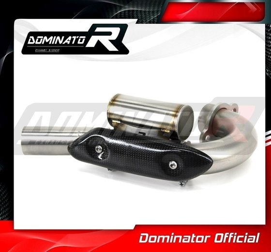 HO064DH Dominator exhaust header pipe with powerbomb