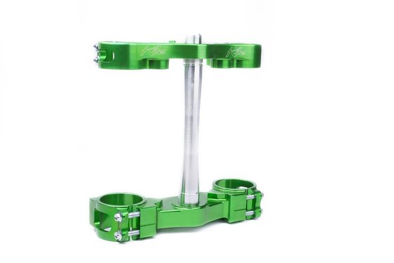 14.090.0.VE KITE green triple clamps for kx21