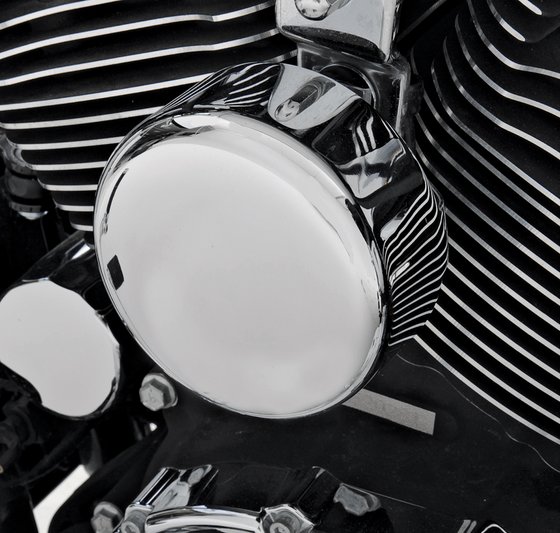 DRAG SPECIALTIES chrome round horn cover