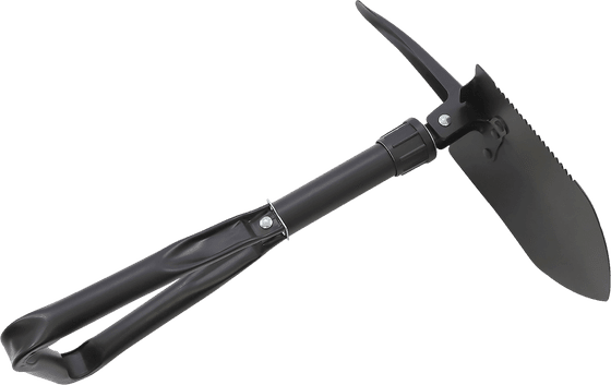 MOOSE RACING foldable black shovel