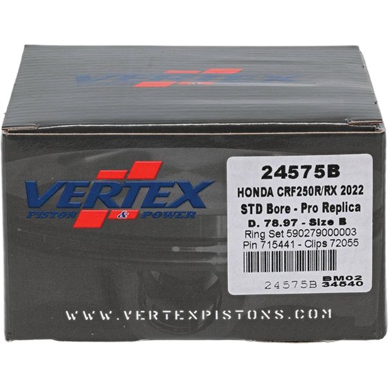 24575 Vertex forged replica piston kit