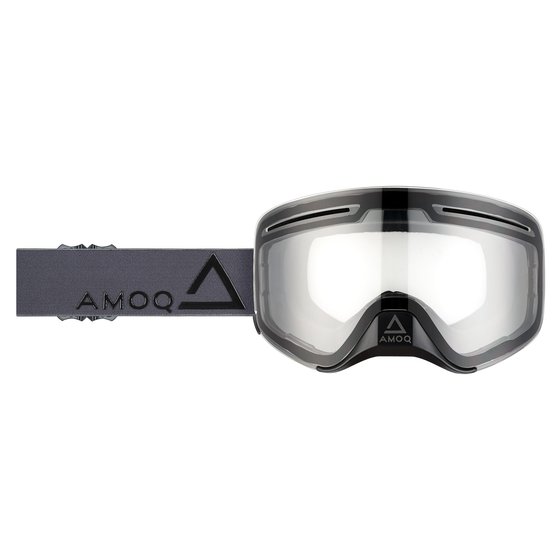 AMOQ amoq vision vent+ magnetic goggles dark grey-black - clear