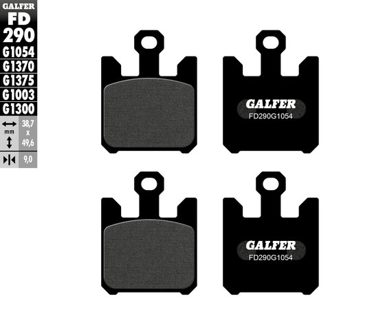 FD290G1054 GALFER semi-metal brake pad