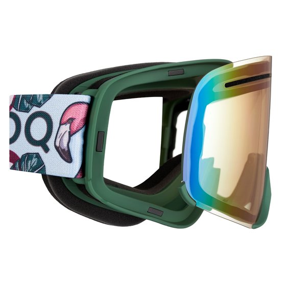 AMOQ amoq vision vent+ magnetic goggles tropical - green mirror