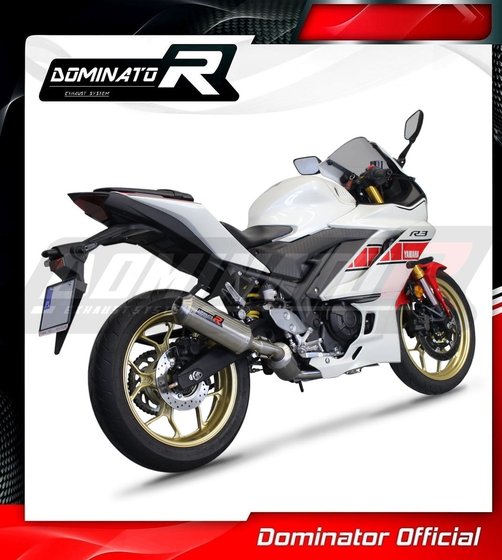 YA147DEXA-S Dominator full exhaust system ex silencer ov g2